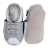 Chaussons cuir Baskets grises Sole
