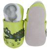 Chaussons cuir Crocodile Sole