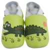 Chaussons cuir Crocodile Front