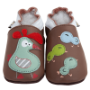 Chaussons cuir Poulailler Front
