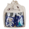Chaussons cuir Spationaute packed
