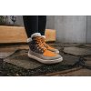 barefoot topanky be lenka olivia taupe dark brown orange 58504 size large v 1