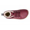WINTER KIDS CHERRY barefoot detske zimni boty be lenka winter kids dark cherry red 6