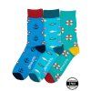Ponožky Meatfly Lexy Triple Pack Pool