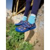 Barefoot dětské plátěnky Koel - Dud Print Bear Blue modré