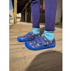 Barefoot dětské plátěnky Koel - Dud Print Bear Blue modré