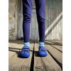 Barefoot dětské plátěnky Koel - Dud Print Bear Blue modré