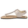 24L006.141 640 barefoot damske sandaly koel ariana metalic champagne 4