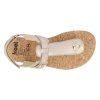 24L006.141 640 barefoot damske sandaly koel ariana metalic champagne 6