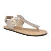 24L006.141 640 barefoot damske sandaly koel ariana metalic champagne 1