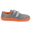 BF0001 W N SOFT OP MAND barefoot detske tenisky beda mandarine soft s pevnym opatkem 2