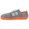 BF0001 W N SOFT OP MAND barefoot detske tenisky beda mandarine soft s pevnym opatkem 4