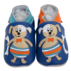 Chaussons cuir Chien Front