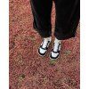 barefoot tenisky rewind black white leather 1774 size large v 4 f 51887080