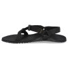 B PERF Z BO barefoot sandaly boskyshoes performance z tech black orange 4