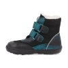 SN2408 barefoot detske zimni boty ktr melir modre 4