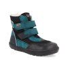SN2408 barefoot detske zimni boty ktr melir modre 1