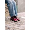 barefoot cizmy maverick bordeaux premium leather 9