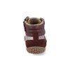 43050 439 barefoot damske kotnikove boty develab mid cut snkr laces wr burgundy 5