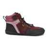 45337 439 barefoot kotnikove boty develab md ct sneaker laces velcro wr burgundy 2
