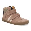 43013 473 barefoot detske kotnikove boty develab midcut sneak velc leather ex 43061 old pink 1