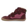 45229 439 barefoot detske zimni boty develab bf soft shoe 2velcro wp burgundy 4