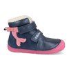 W073 52684 barefoot detske zimni boty d d step w073 52684 modre ruzove 2