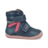 W073 52306C barefoot detske zimni boty d d step w073 52306c modre ruzove 2