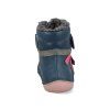 W073 52306C barefoot detske zimni boty d d step w073 52306c modre ruzove 5
