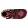 41075 439 barefoot detske kotnikove boty develab midcut sneak 2 velc leather burgundy 6