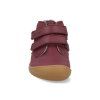 46212 432 barefoot detske kotnikove boty develab baby sft shoe velcro ll burgundy 3