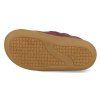 46212 432 barefoot detske kotnikove boty develab baby sft shoe velcro ll burgundy 7