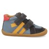 46044 893 barefoot detske kotnikove boty develab midcut 2 velcro leather grey combi 2