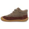 46238 439 barefoot detske kotnikove boty develab firststep sft shoe laces fl burgundy 4