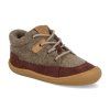 46238 439 barefoot detske kotnikove boty develab firststep sft shoe laces fl burgundy 1