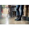 Barefoot kotníkové boty Ahinsa - Jaya comfort na zip černé