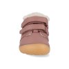 Barefoot dětské zimní boty Bisgaard - Carter lamb heather růžové