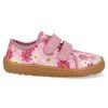 G1700440 9 barefoot detske platenky froddo canvas flowers ruzove 2