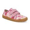 G1700440 9 barefoot detske platenky froddo canvas flowers ruzove 1