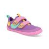 Barefoot dětské tenisky Affenzahn - Sneaker Cotton Happy Creative Toucan fialové
