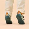 Barefoot dětské tenisky Affenzahn - Sneaker Cotton Lucky Bunny zelené