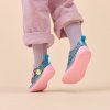 Barefoot dětské tenisky Affenzahn - Sneaker Knit Happy Chameleon zeleno-růžové
