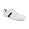43101 122 barefoot panske tenisky develab men low cut sneaker laces white nappa 1
