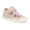 B5563A C0175 barefoot detske sandaly geox b steppieup ivory pink 1