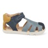 B656PC C0916 barefoot detske sandaly geox b steppieup navy ochreyellow 2 2