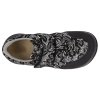 1170 0163 54 barefoot detske tenisky jonap nella black white flowers 6