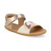 CB.TOU1 4560 barefoot detske sandaly tip toey joey toucan metalic salmon white dream sterling silver 1