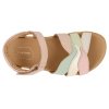 CB.PET1 4564 barefoot detske sandaly tip toey joey petal candy cream white dream mint 6
