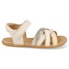 CB.CRC1 4549 barefoot detske sandaly tip toey joey criss cross tapioca antique white white dream 2