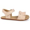CB.RUF1 4245 barefoot detske sandaly tip toey joey ruffle candy cream 2